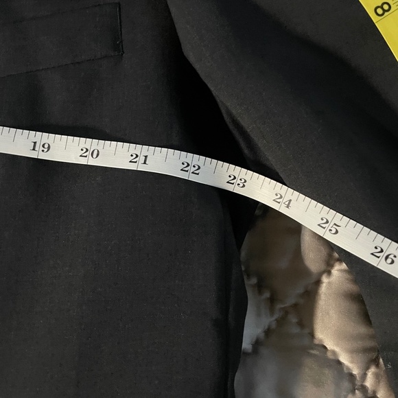 CORBIN Suit {46R} Super 120s Charcoal Gray WORN ONCE! - Picture 14 of 16